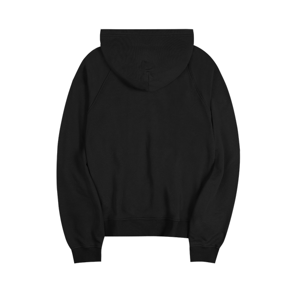 Sudadera negra con capucha "CR03"