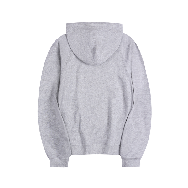 Sudadera con capucha gris jaspeado "CR03"