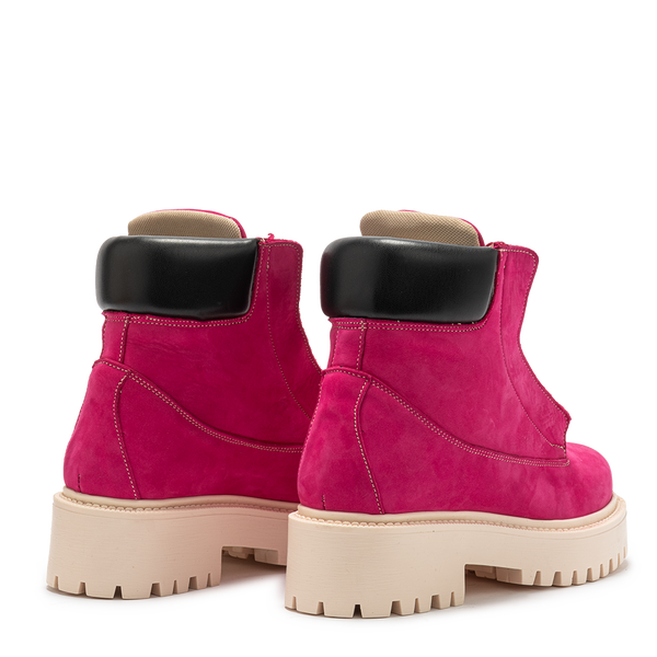 Nabuk fucsia "Starboot"