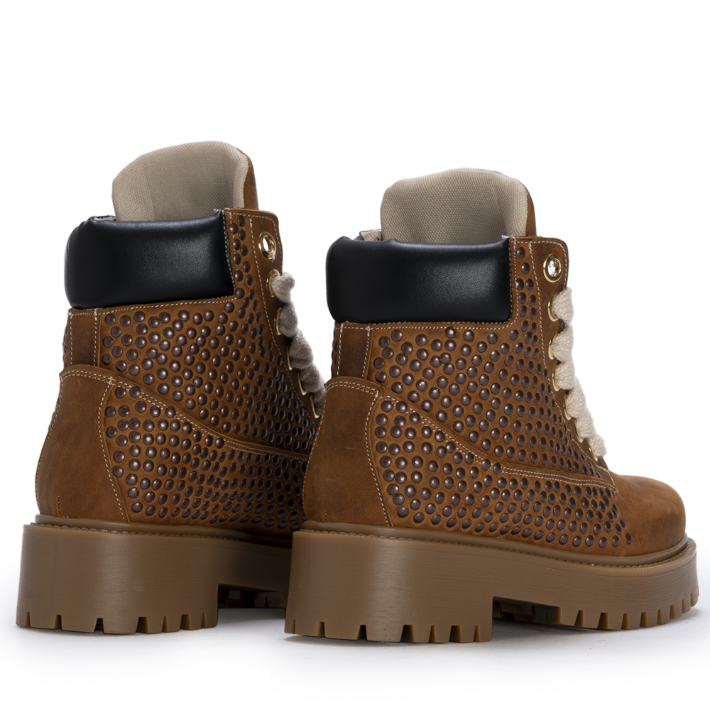 STARBOOT CUSTOM – Brown Micro Stud Edition