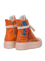 CALIPSO COCO - Orange Cross Studs