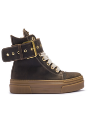 CALIPSO – Edizione Cintura Nubuck Marrone Scuro