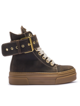 CALIPSO – Edizione Cintura Nubuck Marrone Scuro