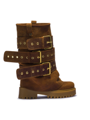 CHUNKY – Edizione Cintura Nubuck Marrone