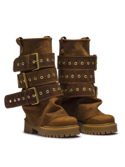 CHUNKY – Edizione Cintura Nubuck Marrone