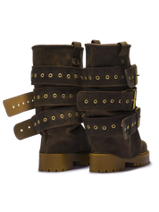 CHUNKY – Edizione Cintura Nubuck Marrone Scuro