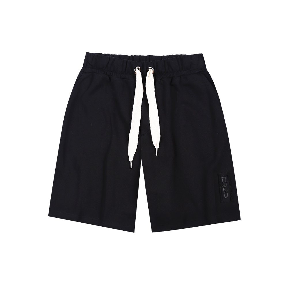"CR03" Black Short-Shorts-CRISTIANZEROTRE