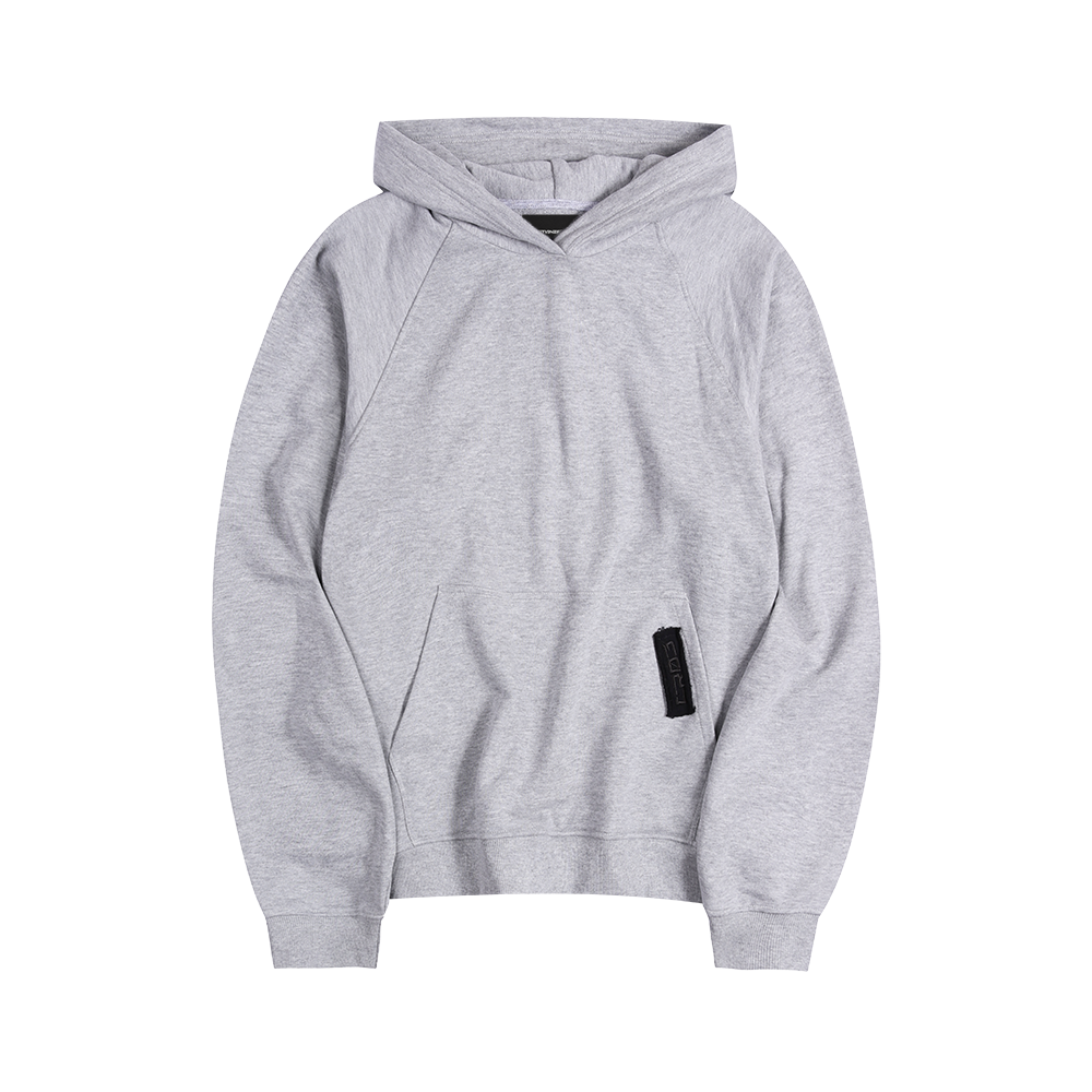 "CR03" Melange Grey Hoodie-Hoodie-CRISTIANZEROTRE