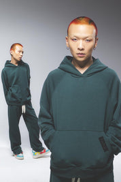 "CR03" Moss Green Hoodie-Hoodie-CRISTIANZEROTRE