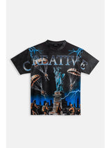 CR03 Creative Liberty T-Shirt — Gewebe mit Sublimationsdruck