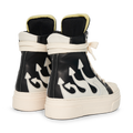 CALIPSO FLAME – Black White High-Sneaker-CRISTIANZEROTRE
