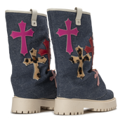 CHUNKY CROSS – Denim Blue-Sneaker-CRISTIANZEROTRE