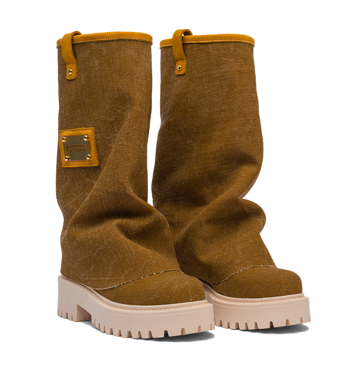 CHUNKY – Denim Boots Brown-Sneaker-CRISTIANZEROTRE