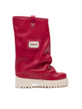 CHUNKY – Stivali in Pelle Rossi