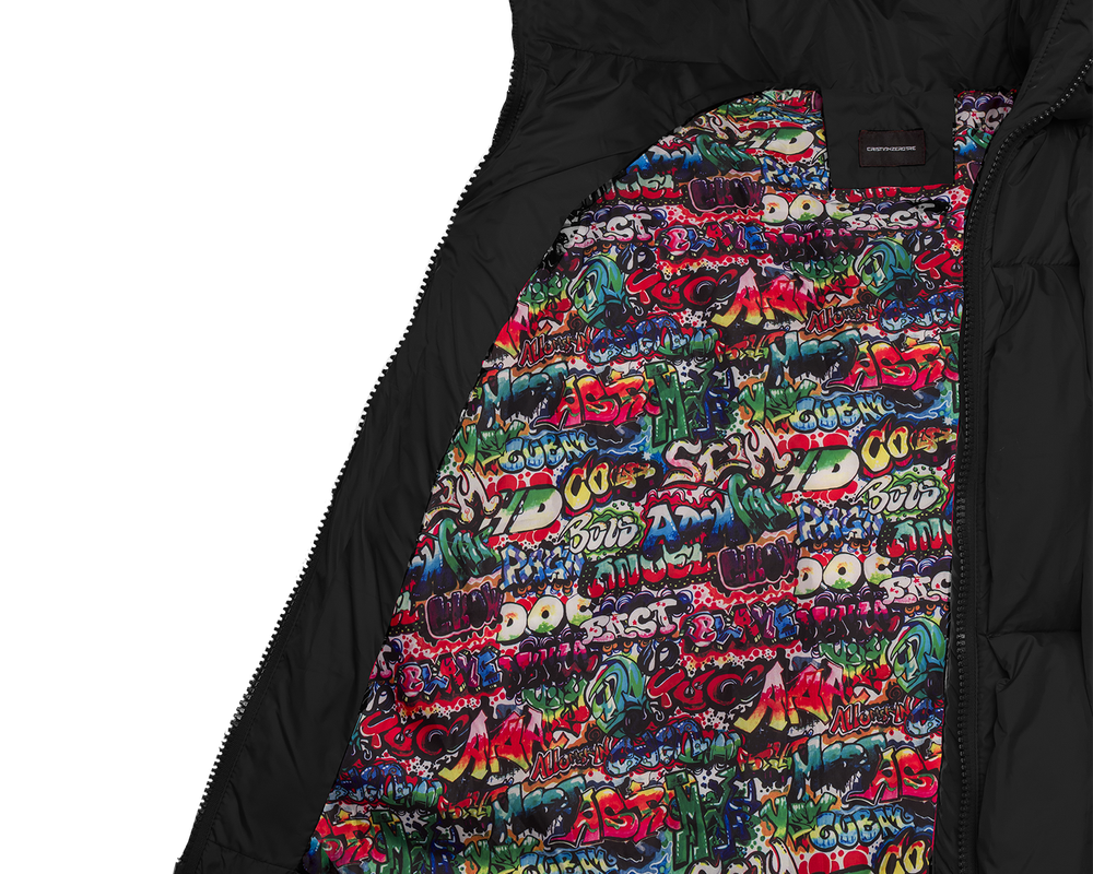 Glacier Puffer – Black Weave-Outwear-CRISTIANZEROTRE