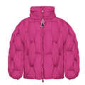 Glacier Puffer – Fuchsia Weave-Outwear-CRISTIANZEROTRE
