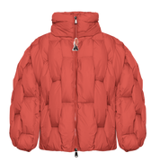 Glacier Puffer – Orange Weave-Outwear-CRISTIANZEROTRE