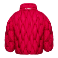 Glacier Puffer – Red Weave-Outwear-CRISTIANZEROTRE