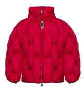 Glacier Puffer – Red Weave-Outwear-CRISTIANZEROTRE
