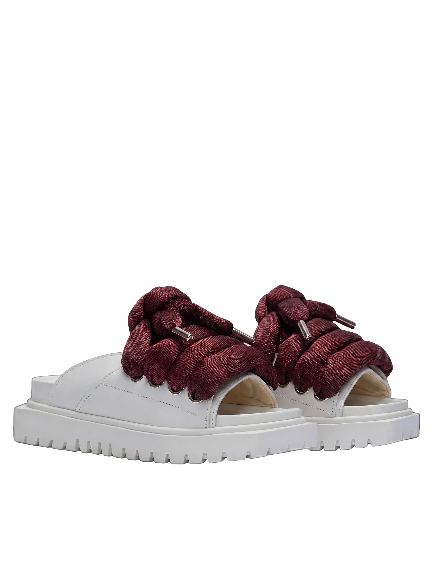 Sandalo — Pelle crema — LT Bordeaux