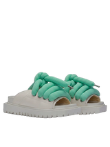 Sandalo — Pelle crema — TB Smeraldo