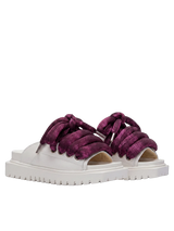 Sandalo — Pelle crema — LT Viola