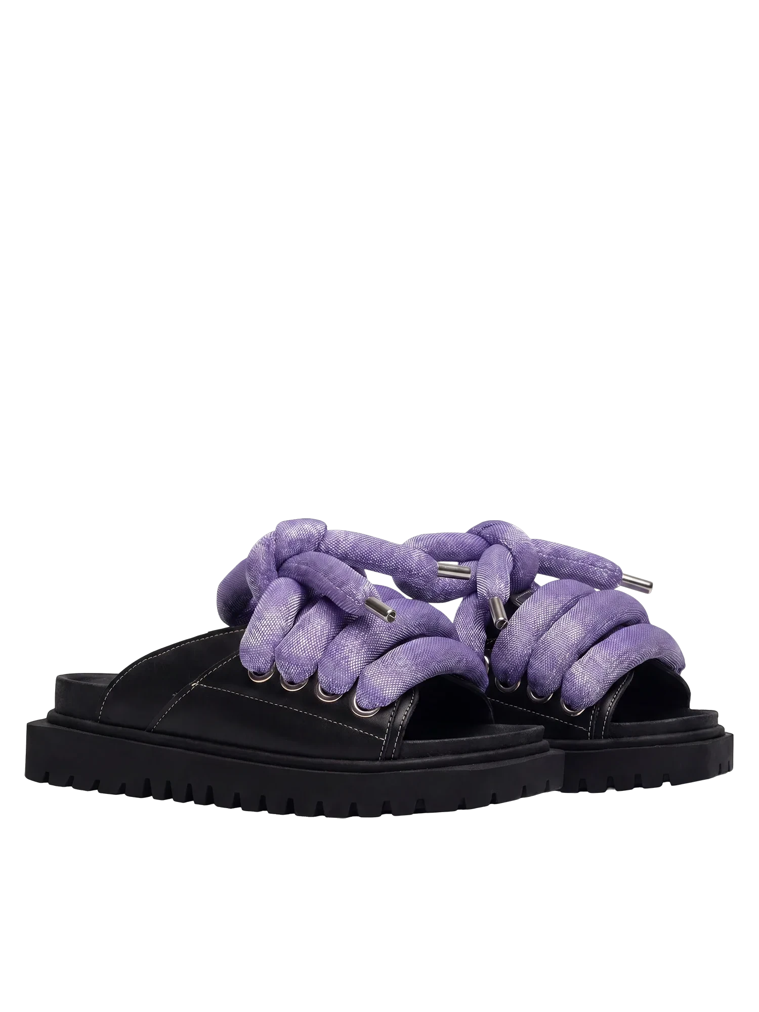 Sandale — Cuir noir — LT Glycine