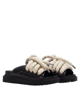 Sandale — Cuir noir — LT Or