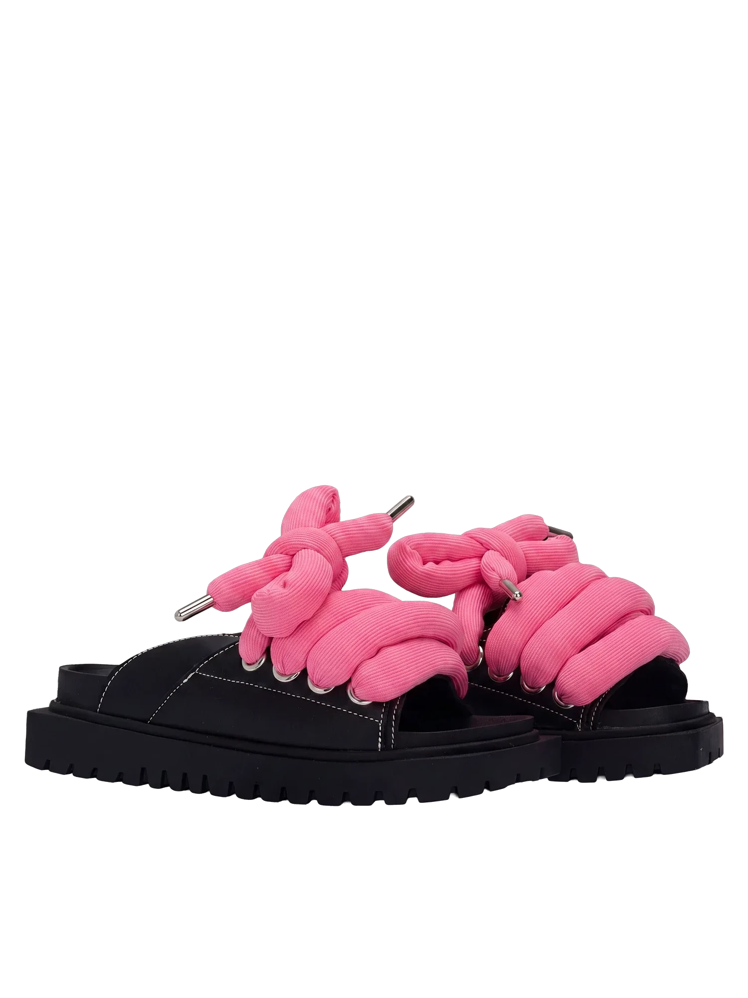 Sandale — Cuir noir — TB Rose