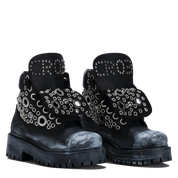 STARBOOT CUSTOM – Total Black Silver Eyelets Edition