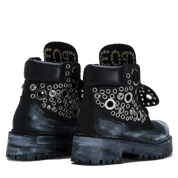 STARBOOT CUSTOM – Total Black Silver Eyelets Edition