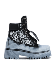 STARBOOT CUSTOM — Weiße Edition mit Ösen und Bemalung