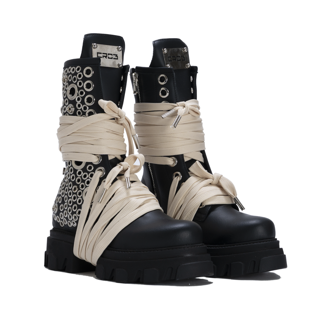 STARBOOT DOMINION – Black Silver Studs