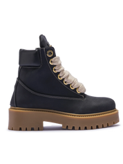 STARBOOT – Nubuck noir foncé