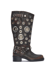 SOVEREIGN – Pelle Metallica Vintage Marrone