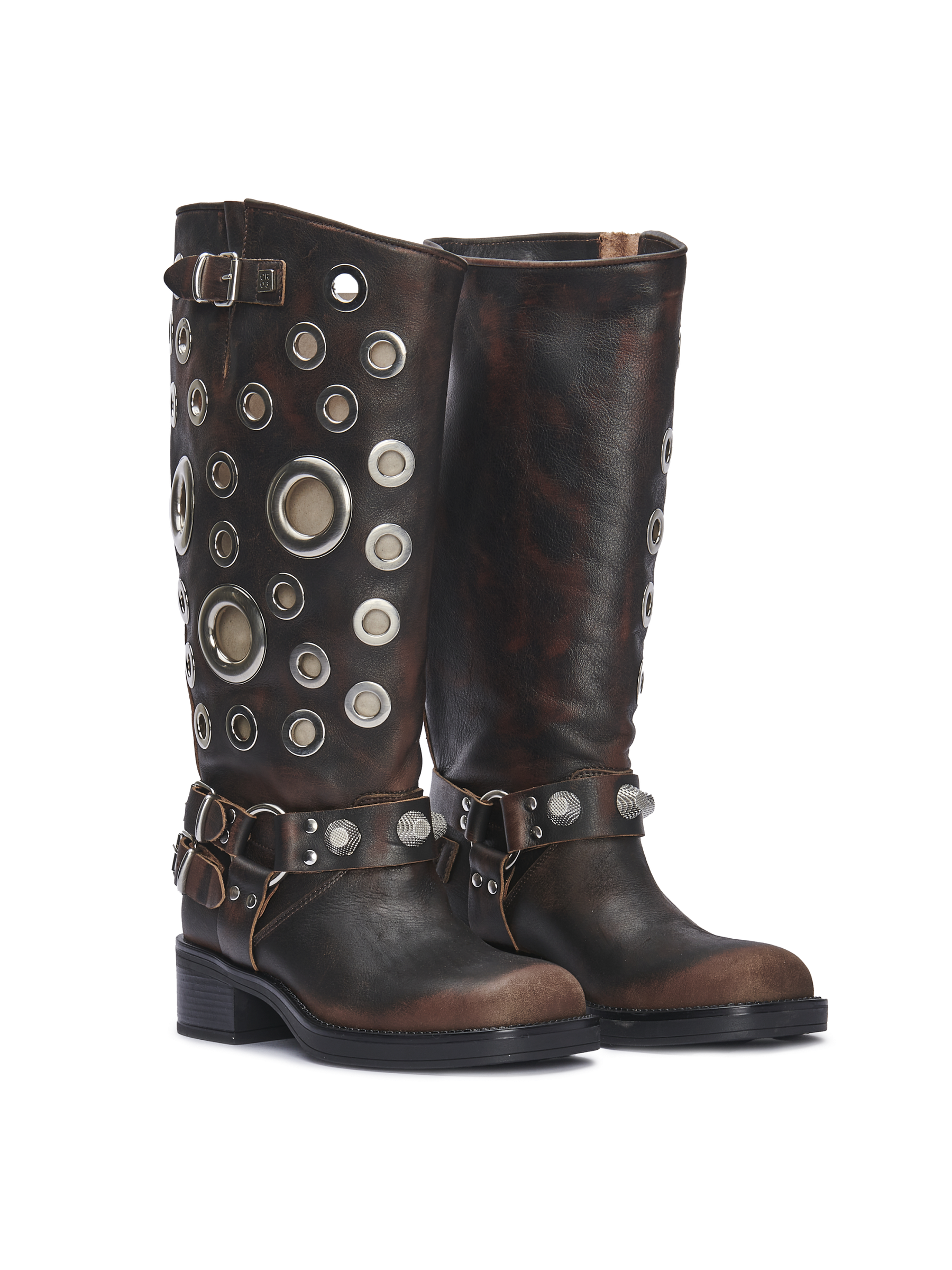 SOVEREIGN – Pelle Metallica Vintage Marrone
