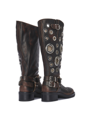 SOVEREIGN – Pelle Metallica Vintage Marrone