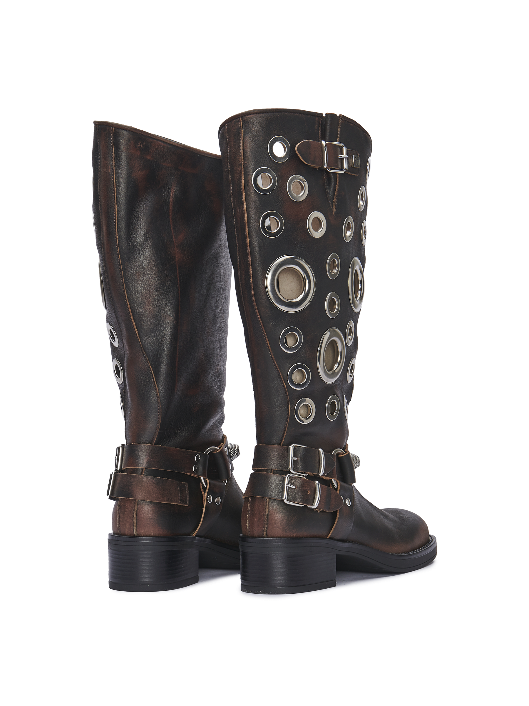 SOVEREIGN – Pelle Metallica Vintage Marrone