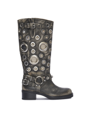 SOVEREIGN – Washed Black Leather