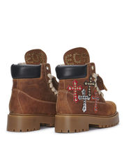 STARBOOT CUSTOM – Studded Cross Leather