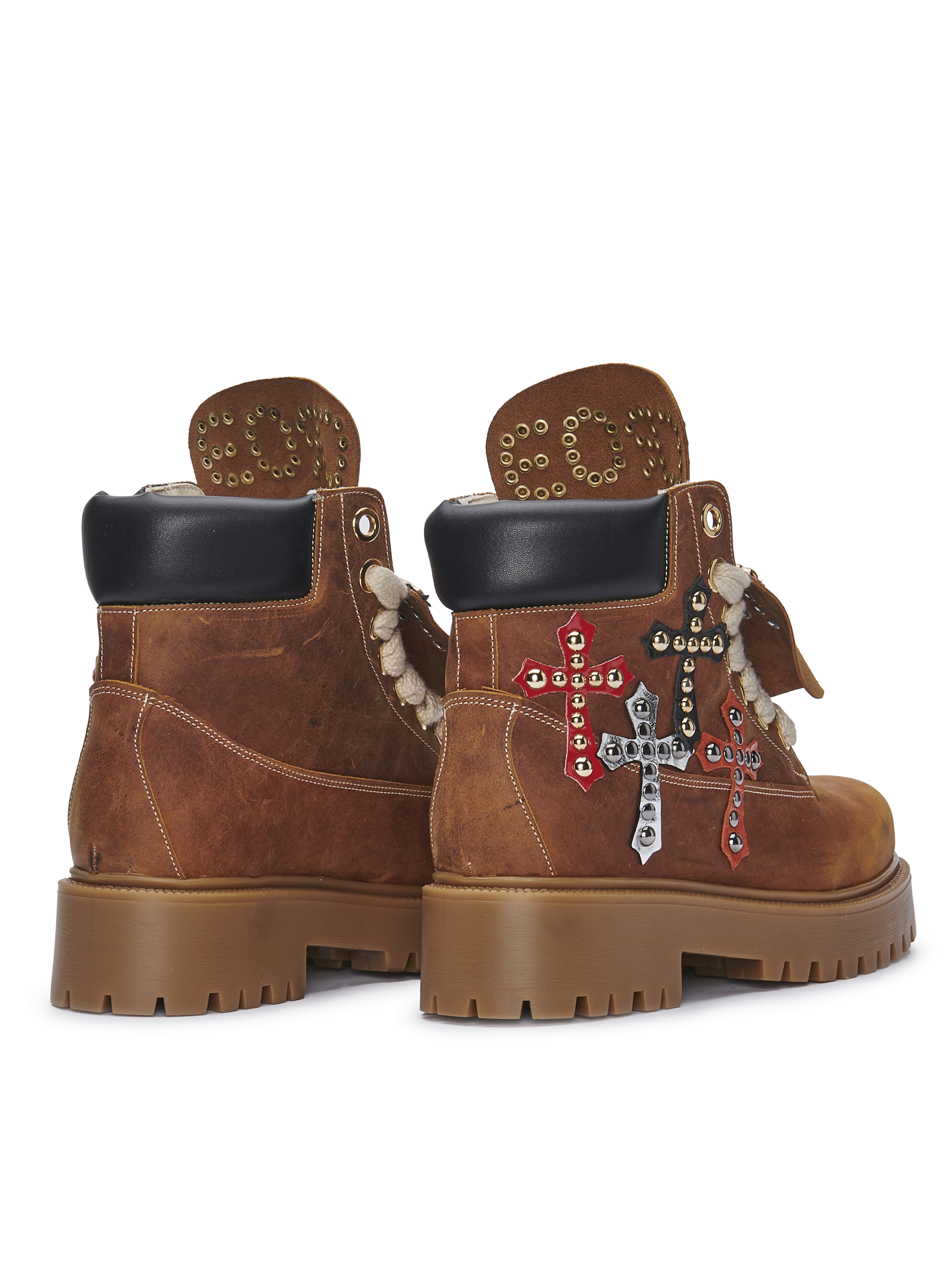 STARBOOT CUSTOM – Studded Cross Leather