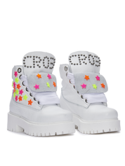 STARBOOT CUSTOM – Neon Star Leather