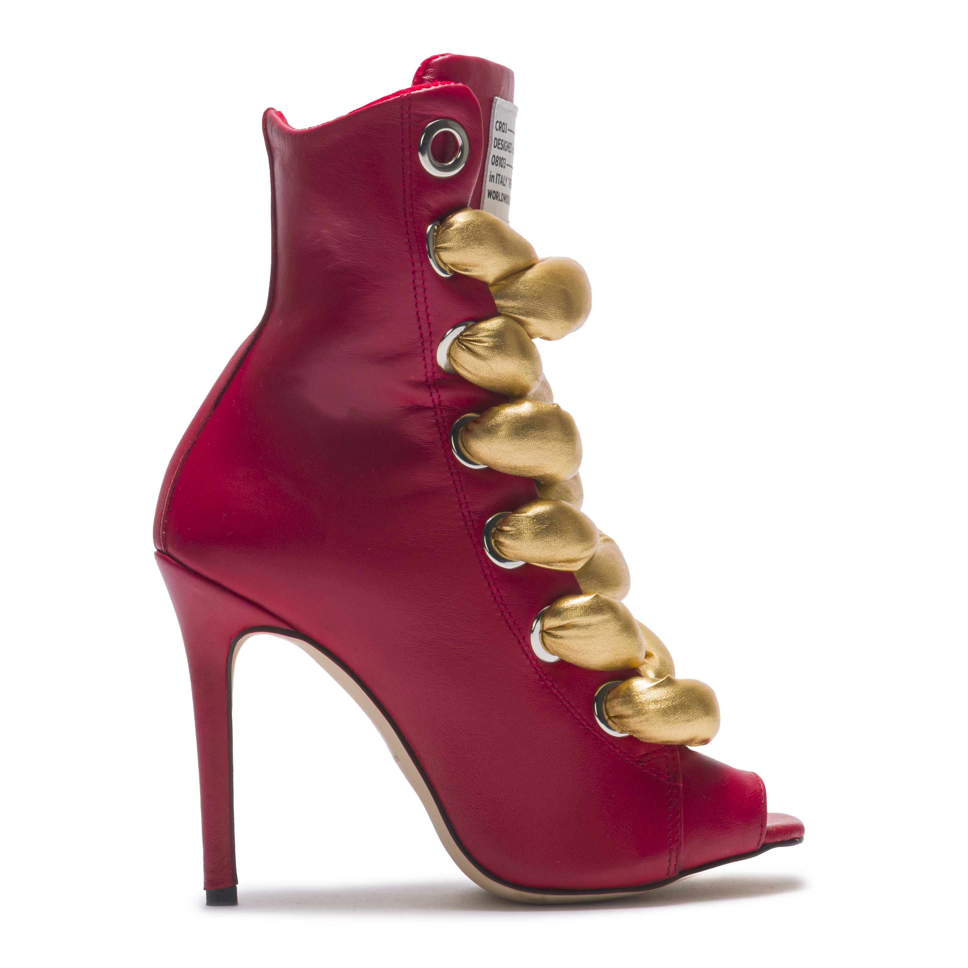 RUSH BOLD – Bordeaux and Gold Laces