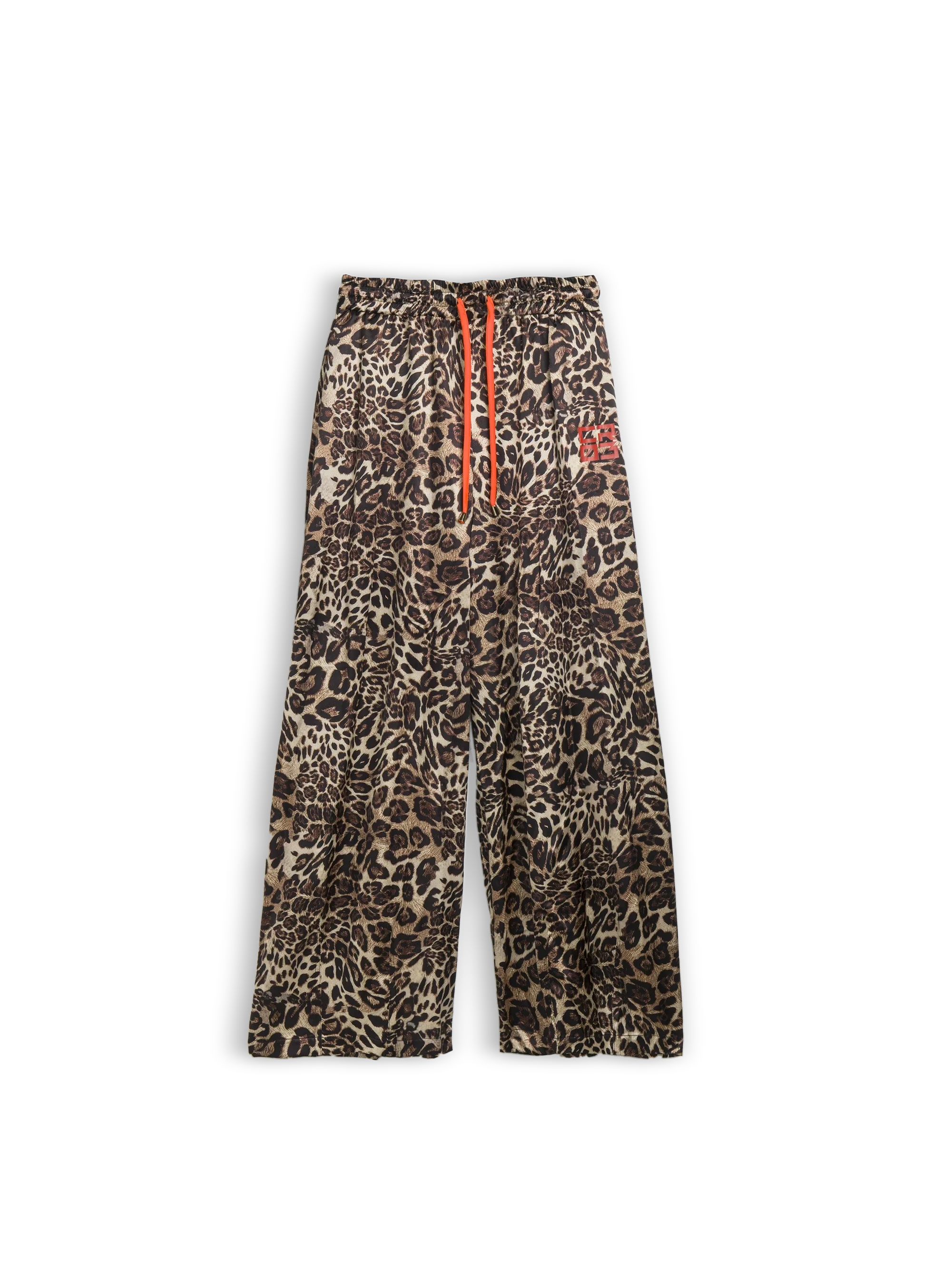 CR03 Hose mit Leopardenprint — Orange