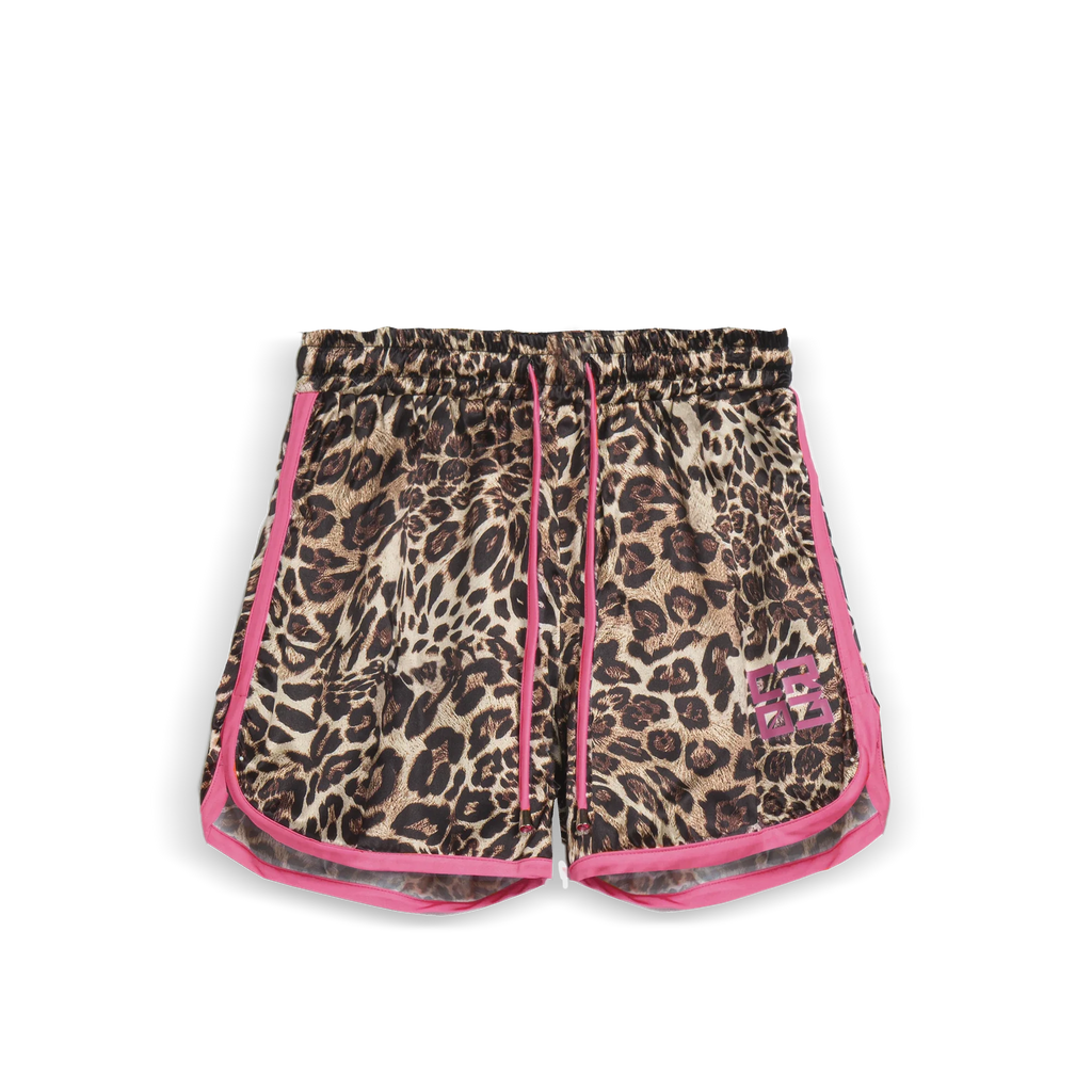 Pink Leopard CR03 Shorts