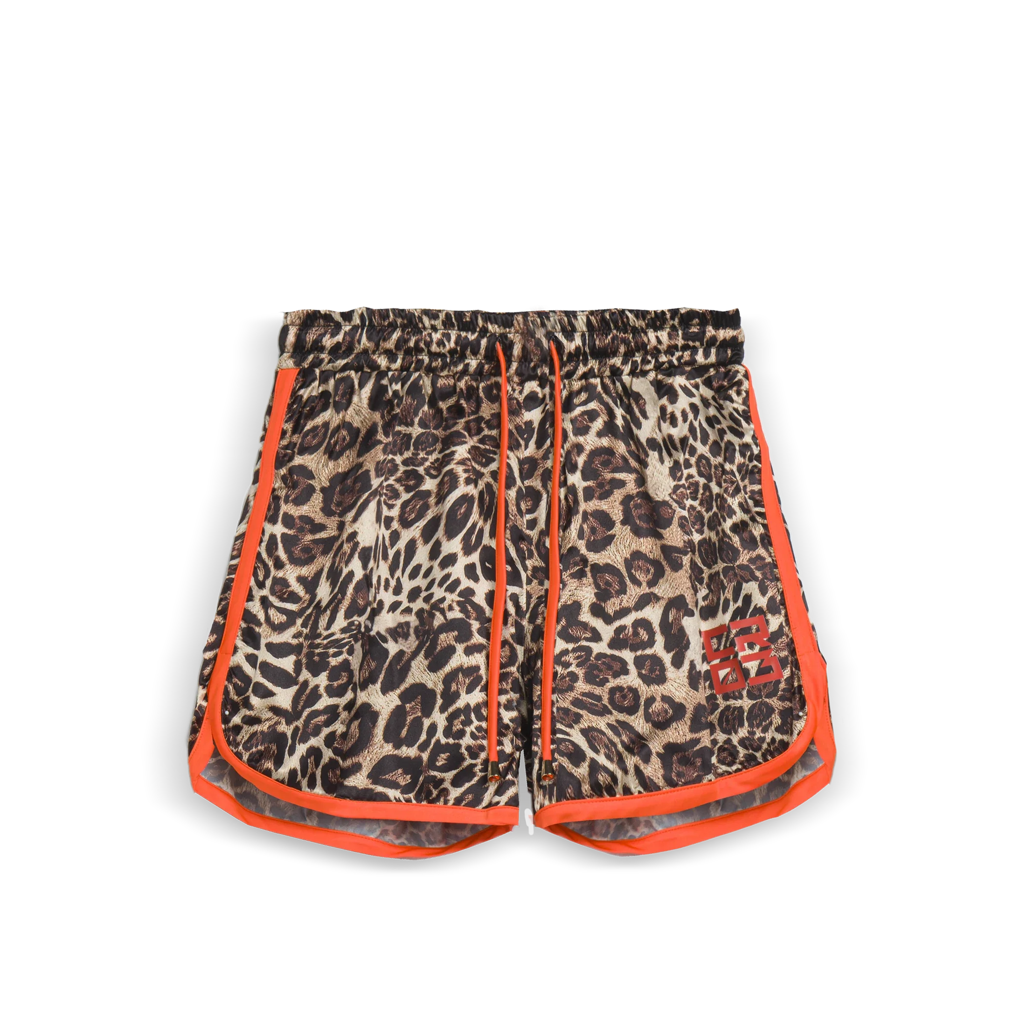Orange Leopard CR03 Shorts