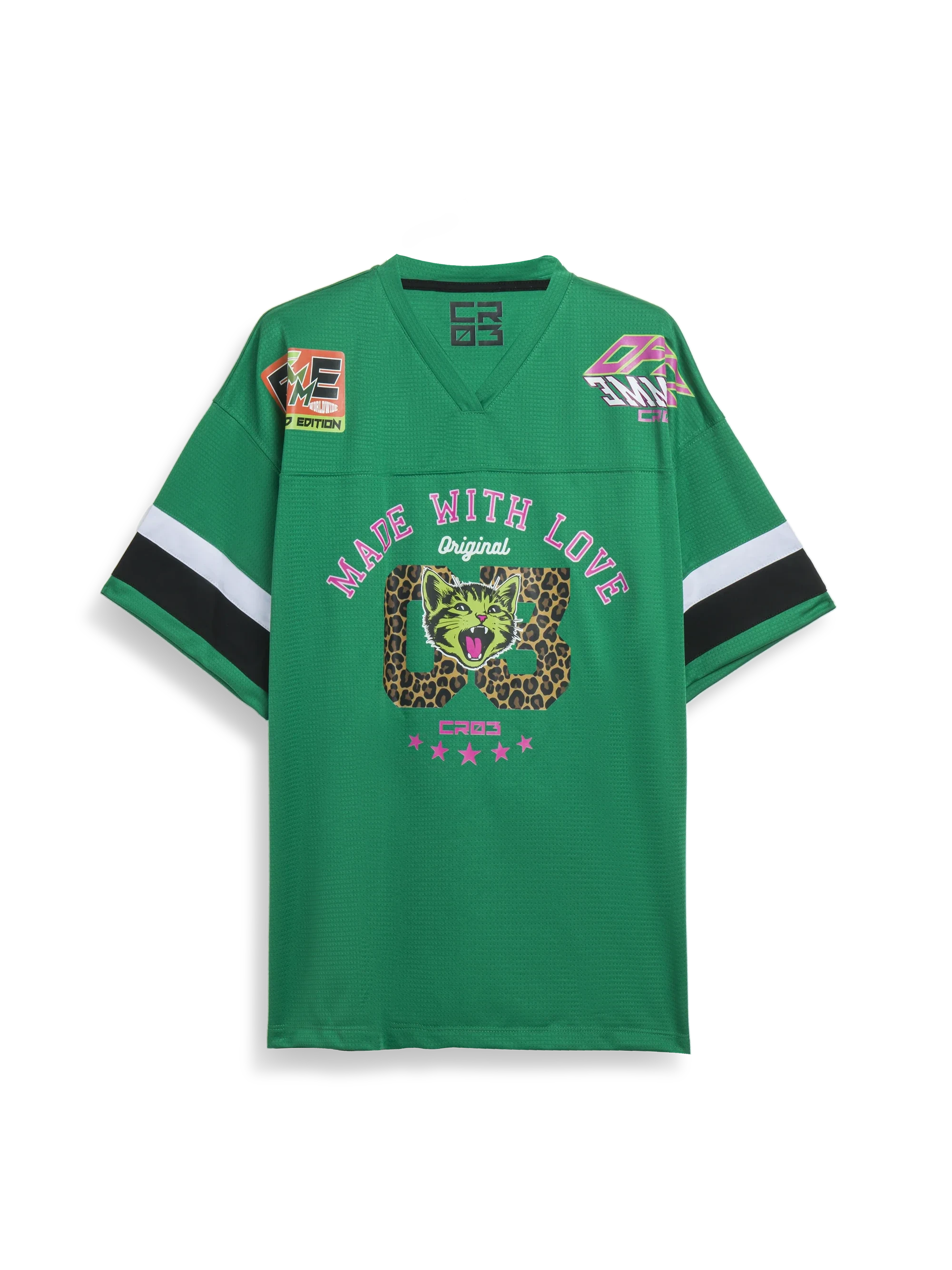 Made with Love Hockey-T-Shirt — Grün